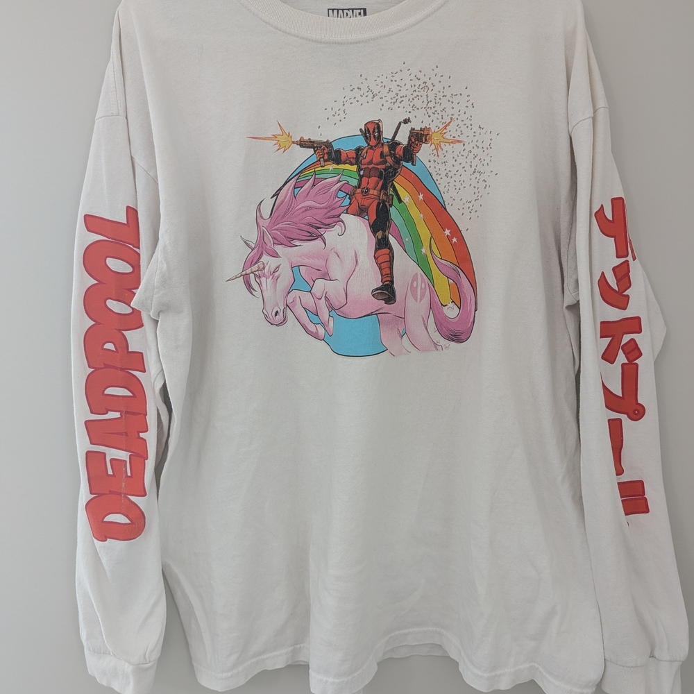 Deadpool Graphic Long Sleeve Shirt